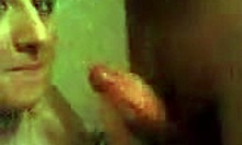 short haired blonde tugs and sucks, wanna see?