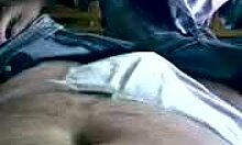 The slutty girlfriend choked on her boyfriend's boner in POV