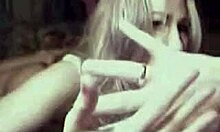 Blonde Girlfriend Blows Man Hard!