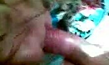 Dazzling Sweetheart Sucks Boyfriend's Thick Dick with Ball Licking