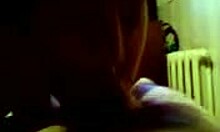 Cute Brunette Girlfriend Sensually Sucking Her Man's Cock in Homemade POV