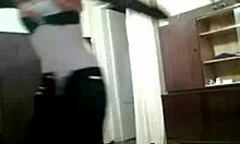 lesbian couple teasing and dancing on webcam, so cute