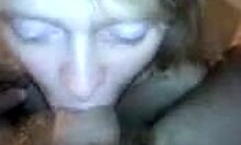 my ugly blonde girlfriend sucks my cock