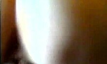 Horny naked slut sucking her boyfriends cock in POV