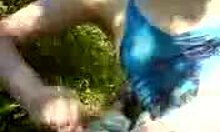 Cute Chubby Teen 18+ Sucking Boyfriend's Cock Outdoors!