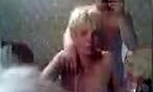 Blonde Getting Pounded Hard Before Giving A Blowjob