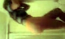 Teen Girl Stripping And Teasing In Kitchen On Webcam