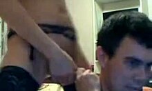 Cute Brunette Teases with Toys in Bunny Ears on Webcam