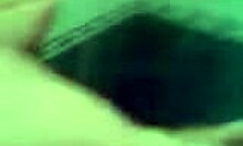 naked couple pounding hard in bathroom, moaning loudly