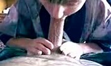 The slutty girlfriend choked on her boyfriend's boner in POV