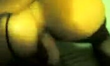 Girlfriend In Stockings Gets Anally Fucked From Behind