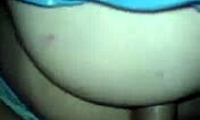 russian girlfriend's trimmed pussy gets drilled with big cock on bed 😏