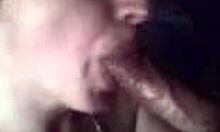 Glamorous Redhead Blows Boyfriend's Cock on Knees!