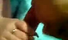 Close up of brunette girlfriend sucking cock in POV?