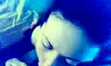 Slutty Girlfriend Sucks Her Boyfriends Cock And His Balls