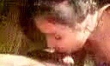 Perfect teen cutie licks boyfriends big cock in pov