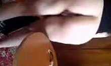 Ravishing Amateur Brunette Spreads Shaved Wet Pussy While Masturbating