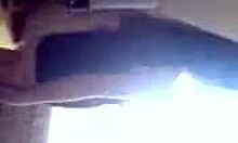 Ravishing Amateur Brunette Spreads Shaved Wet Pussy While Masturbating