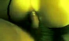 Girlfriend In Stockings Gets Anally Fucked From Behind