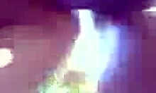 yo, check this russian couple banging hard in the woods