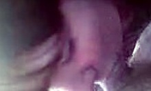 Is that brunette cutie sucking cock outdoors?