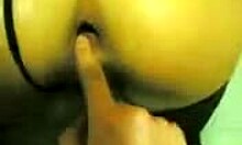 Girlfriend In Stockings Gets Anally Fucked From Behind