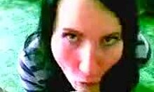 Cute Brunette Girlfriend Sucking Cock In POV