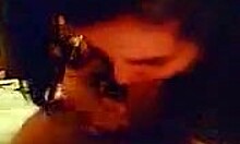 Amateur hottie gets a massive cum bath!