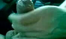 russian prostitute skillfully sucks cock in a steamy car encounter