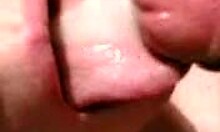 Girlfriend sucking cock in a point of view act