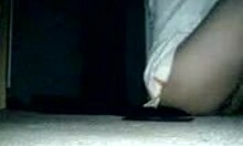 Amateur Brunette in White Socks Gets Blowjob and Missionary Fuck