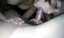 Does gorgeous blonde make boyfriend cum?