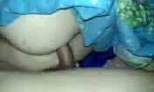 russian girlfriend's trimmed pussy gets drilled with big cock on bed 😏