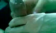 russian prostitute skillfully sucks cock in a steamy car encounter