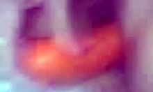 young sweetie satisfying herself with big dildo in private homemade moaning