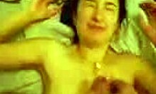 Naughty boyfriend, 'I cum on my pretty girlfriend's face after oral and blowjob.'