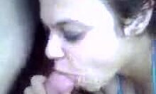 Girlfriend Swallows Boyfriend's Cum