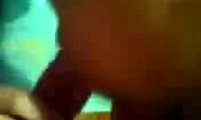 Close up of brunette girlfriend sucking cock in POV?