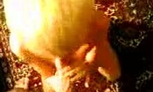 Cute blonde teen 18+ on her knees sucking a cock in POV