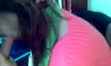 adorable teen girl slurps boyfriend's hard cock in public