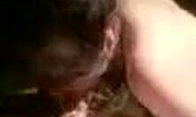 Perfect teen cutie licks boyfriends big cock in pov