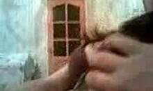 I, an amateur brunette, wanna have sex with my bf so bad, spreading and grinding on his cock in POV homemade video.