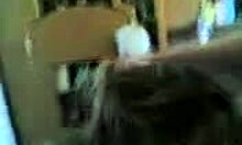 Curly Blonde Girlfriend Says, 'I Love Gobbling Your Cock!' In Homemade Blowjob!