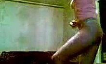 Sexy Russian diva dancing around her apartment