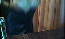 Passionate lovers sharing intimate webcam moments