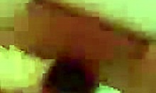 Shy brunette sweetie sucks and gets drilled in bedroom