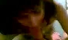 imagine this alternative babe sucking dick in amateur video