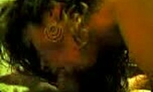 Dazzling Amateur Diva Deepthroats Big Schlong on Homemade Bed