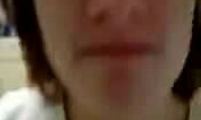 Pretty Schoolgirl Girlfriend Sucks Boyfriend's Thick Cock in Homemade POV Clip