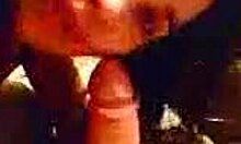 Amateur hottie gets a massive cum bath!